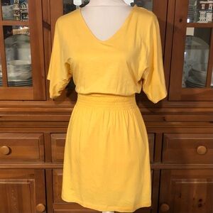 NWT White House Black Market Yellow Dress